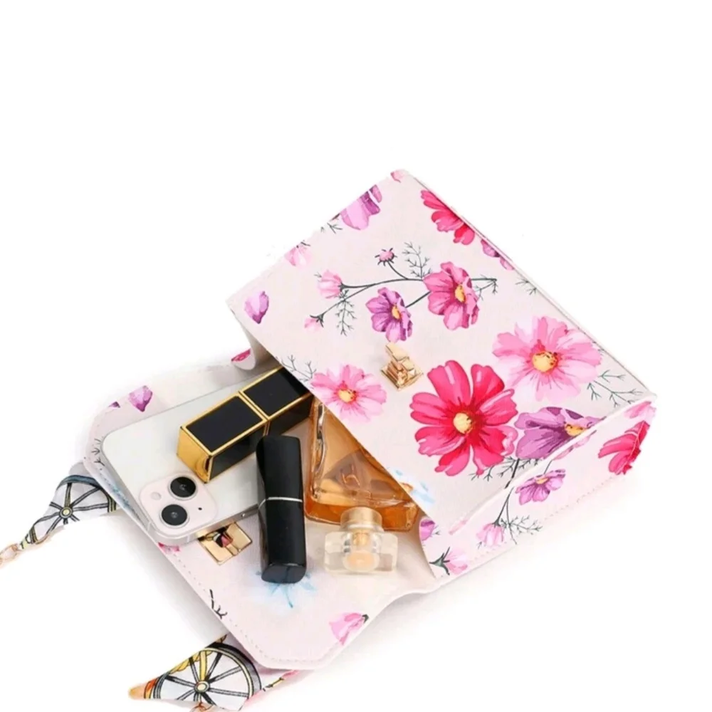 Floral Pink Girls Handbag New